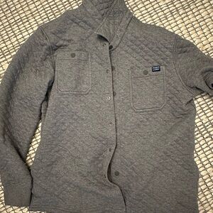 LLBean Men’s quilted shirt jacket, size large